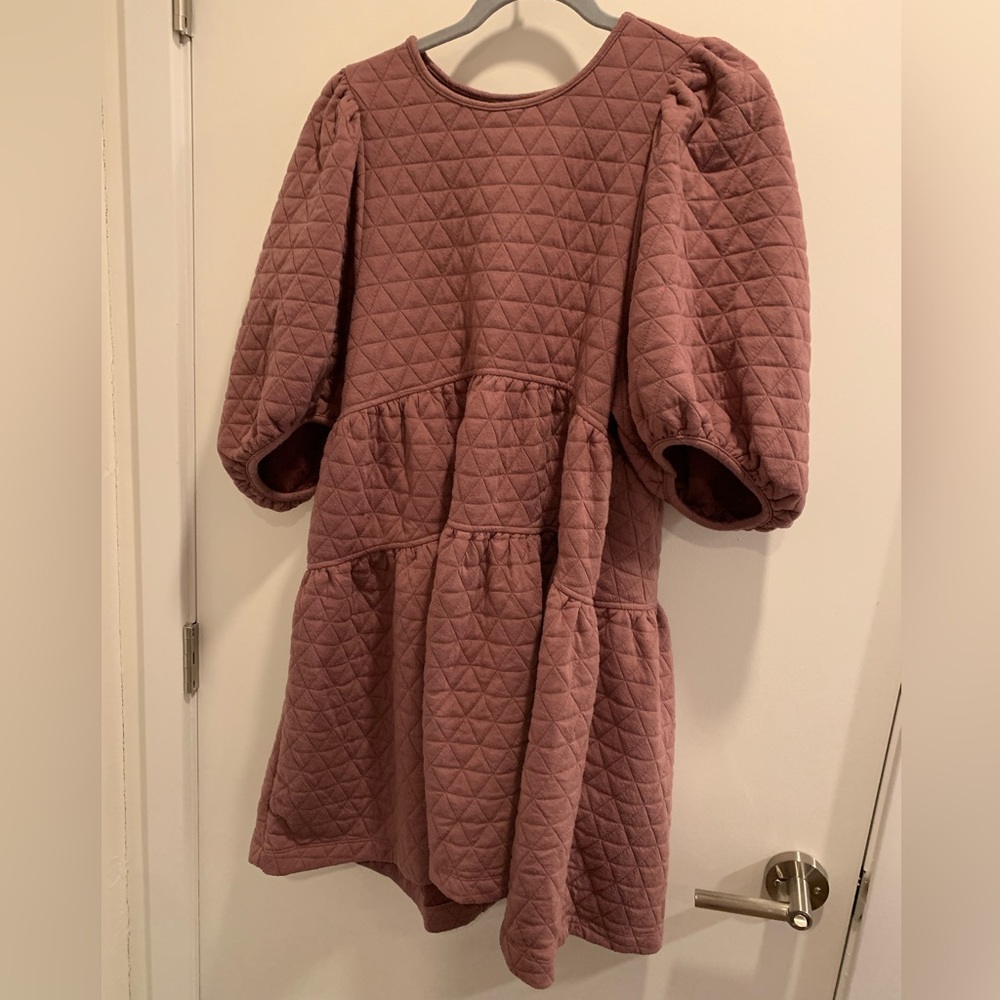 A New Day Target Balloon Sleeve Quilted Dress